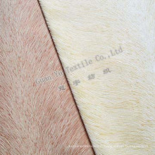 Polyester gaufré rideau de velours Suede / canapé tissu (G69-49)